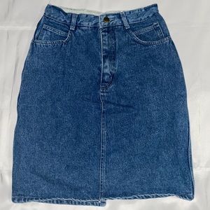 Vintage Alessio Denim Midi Skirt